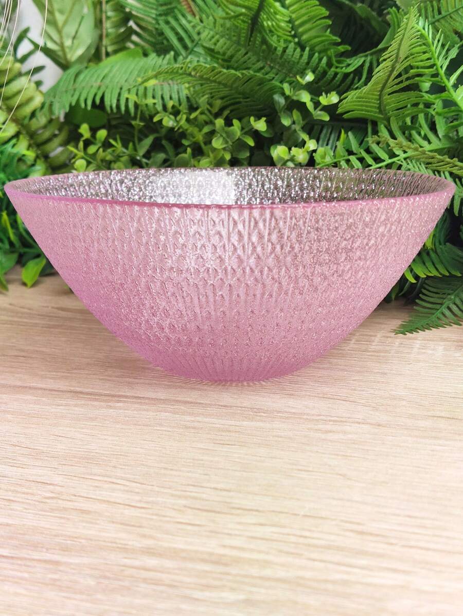 Kit With 2 Bowls / Turkish Glass Bowl With Lilac Glitter 500 Ml - 紫丁香 - 查看 1