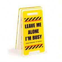 Zazumi 1 Acrylic Desk Sign "Do Not Disturb I'm Busy" - Humorous Office Decor Accessory, Notebook Clip, Perfect Gift For Male And Female Coworkers, Multipurpose Room Decor, No Electricity Required, Gift For Women, Men, Coworkers Funny Desk Decor Sign Desk Accessory For Work Funny Gift For Leaders, Bosses, Managers, Supervisors, Executives Birthday Gifts Graduation - Multicolor - View 10
