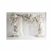 Painel Tecido Fundo Fotográfico Horizontal 1,5x2,2 Floral Flores Cenário Fotos Jardim - REF0731LCS - Visão 2