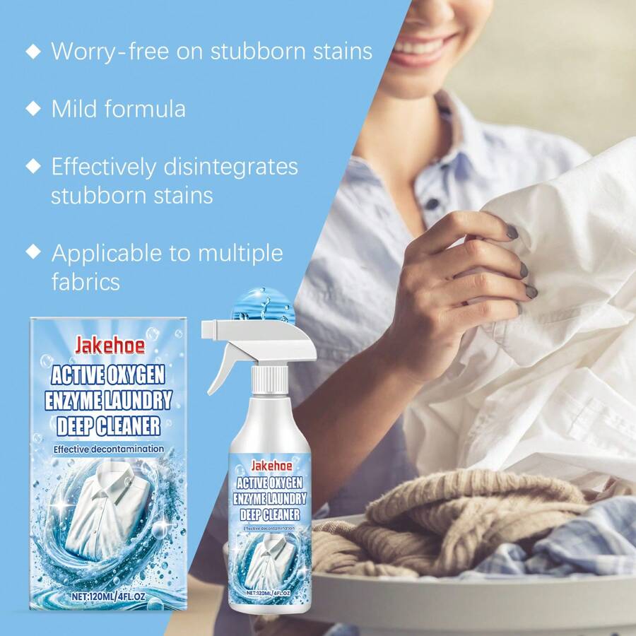 Laundry Detergent Laundry Oil Stain Remover Yellow Detergent Mild Detergent Laundry Cleaning Spray - Multicolor - View 1