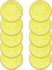 Lát chanh nhân tạo - Mô phỏng lát chanh nhựa giả trái cây nhân tạo giống như thật mô hình trái cây nhỏ cho nhà bếp bàn tiệc trang trí chụp ảnh đạo cụ trang trí đám cưới (nhiều màu), đồ trang trí giáng sinh, đồ trang trí giáng sinh, trang trí phòng ngủ, đồ trang trí giáng sinh nhà, trang trí nhà, quà tặng tiệc, sinh nhật - Nhiều màu - Xem 10