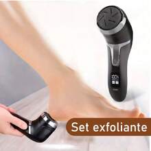 Foot Scrubber Kit Electric Callus Remover Pedicure Machine With 10+ Accessories - Black - View 3