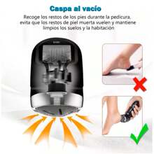 Foot Scrubber Kit Electric Callus Remover Pedicure Machine With 10+ Accessories - Black - View 10