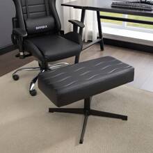 VECELO Adjustable Desk Footrest, Foot Rest For Under Desk At Work, Adjustable Foot Stool With 3 Height Position Adjustment For Home, Office - 黑色 - 查看 1