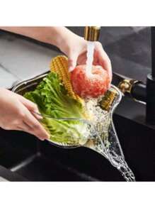 Cesta De Drenagem Rápida Eficiente De Frutas Lavagem De Vegetais Para Cozinha Doméstica