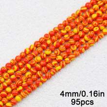 4/6/8/10mm 彩色合成碧玉圆珠，适用于 DIY 珠宝、手链、项链、服装配饰、装饰 - 孔雀石珠 - 查看 40