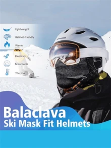 Autumn And Winter Riding Head Cover With Perspiration And Moisture Absorption With Eyeglasses Holes Motorcycle Helmet Inner Bladder Outdoor Sun Protection Mask 1pc - Multicolor - View 6