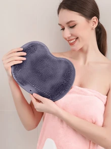 1 szt. Różowy silikonowy masażer do stóp i zestaw ściereczek do łazienki Wystrój łazienki Wystrój jesienny Powrót do szkoły