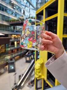 Cốc cà phê thủy tinh đôi có quai, sản phẩm mới sáng tạo hoa thật hoa khô cốc thủy tinh, cốc thủy tinh chịu nhiệt borosilicate cao 200ml với kiểu dáng thời trang, phù hợp đựng đồ uống nóng/lạnh như sữa, cà phê, trà cho phụ nữ, cốc hoa thủ công, cốc hoa vĩnh cửu cốc sáng tạo với sức hấp dẫn cao, cốc nước quà tặng lễ hội, món quà nhỏ tăng cường cảm giác vui vẻ - Nhiều màu - Xem 18