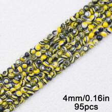 4/6/8/10mm 彩色合成碧玉圆珠，适用于 DIY 珠宝、手链、项链、服装配饰、装饰 - 孔雀石珠 - 查看 31