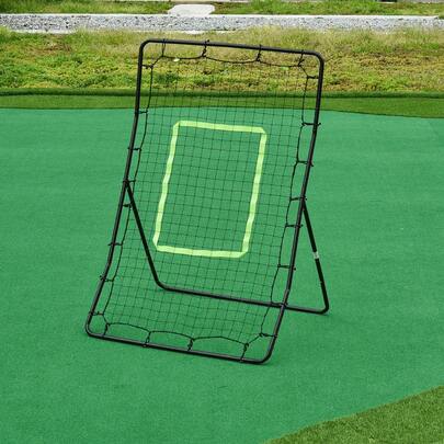  HOMCOM Rebounder Net Playback Game Spot Target Ball Rebounders Training Equipment Play Teaching