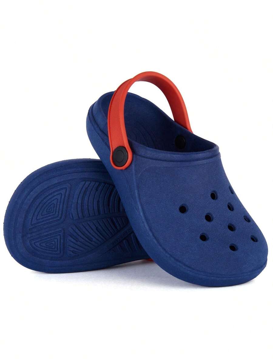 Children's Plain Babouche Sandal Flip Flop Boy Girl Light Comfortable Soft - 藏蓝色 - 查看 1