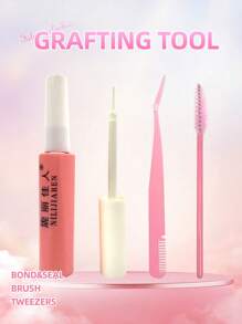 10 对/包圣诞 D-Curl 仿貂皮睫毛延长套装，带睫毛涂抹器、胶水、仿貂皮睫毛套装，DIY 自然外观，轻巧可重复使用，是送给女性的最佳圣诞礼物 - 黑色 - 查看 14