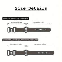 1 Dây đeo silicon hình người tuyết trắng theo chủ đề Giáng sinh cho đồng hồ Apple - Dây đeo thay thế mềm mại có móc cho mẫu 38/40/41/42/44/45/49mm SE/ Ultra2/9/8/7/5/4/3/2/1 dành cho nam và nữ làm quà tặng Giáng sinh hoàn hảo - người tuyết trắng - Xem 10