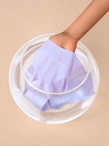 Aofeiqike 6 件高腰加大码女式三角裤，性感无缝透气冰丝内裤，舒适柔软内衣 - 彩色 - 查看 8