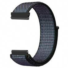 Correa de nilón de 20 mm y 22 mm para Galaxy Watch 7/6/5/4/FE/Active 2 de 40 mm y 44 mm / Galaxy Watch 5 Pro de 45 mm / 4 Classic de 42 mm y 46 mm / Galaxy 6 Classic de 43 mm y 47 mm, paquete de 6 correas deportivas de bucle de tela para mujer y hombre