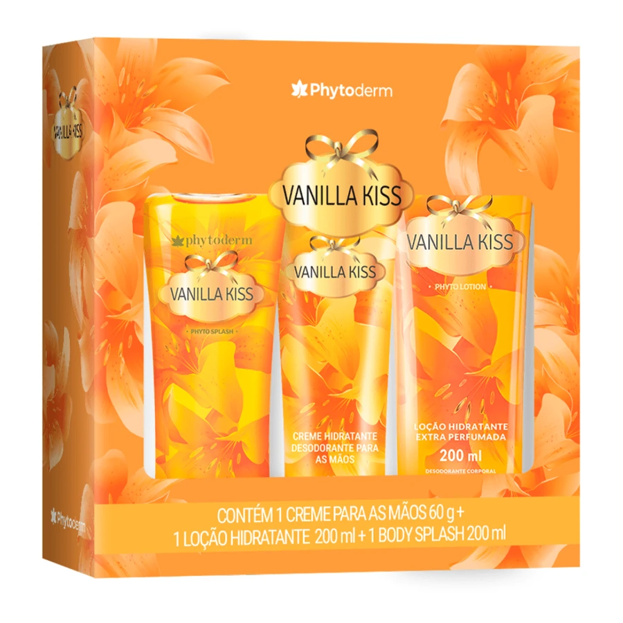 Phytoderm Vanilla Kiss Body Splash Kit + Moisturizing Lotion 200ml + Original Hand Cream 60g - Deo Cologne Phytoderm 香草之吻 Phyto Splash 200 毫升 - 查看 1