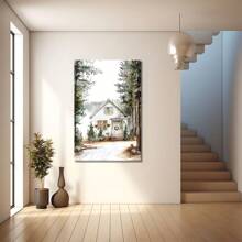 Large UnFramed Wall Art Decor - Abstract, Impressionism, Naturalism Artistic Style-For Bedroom, Bathroom, Office-Festival Gift - Theme