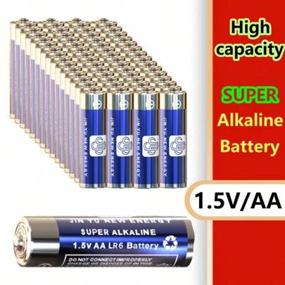 4-80PCS baterii uscate de unică folosință AA baterii alcaline duble A Max pentru panoul de instrumente mouse wireless ceas LED lumină