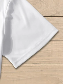 I Love My Hot Wife Custom Photo Tee, Add Your Own Text And Images (Family Photo/Selfie/Pet Photo/Friend Photo)To Design Your Personalized Printed Funny T-Shirt,Anniversary Gift,Valentine Gift, Birthday Gift,Wedding Gift, Mother's Day Gift,Father's Day Gift, Best Friend Gift,White Top,Gymboy - White - View 7