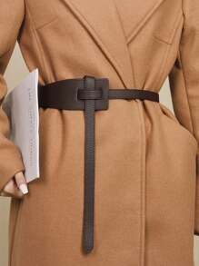 女士荔枝压花时尚腰带，适用于衣服装饰万圣节