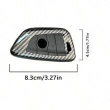 1 Peça Capa de Chave de Carro com Padrão de Fibra de Carbono, Protetor de Chaveiro de Carro para BMW Série 1 3 5 7 2 4 6 X, X1 X3 X5 X6 X4