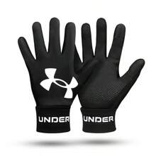 Under Armour 2024 Neu Dicke thermisch gefütterte Sporthandschuhe mit rutschfestem Griff, geeignet für Radfahren, Laufen, Fußball, touchscreen-kompatibel, unisex
