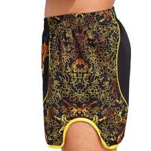 Short Boxer Muay Thai Short Muay Thai Muaythai Kickboxing - Black - View 4