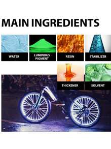 Spray reflectante, spray reflectante fluorescente para la noche para seguridad de bicicleta, ropa y accesorios