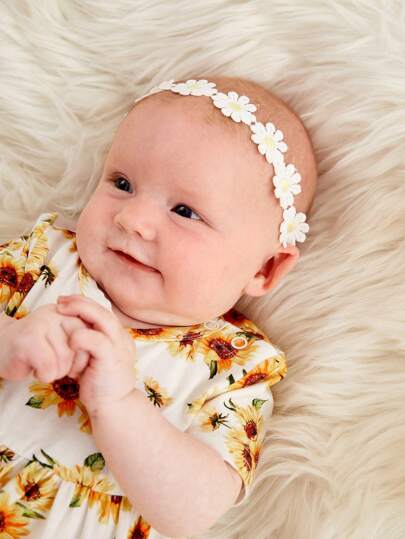 Daisy Elastic Baby & Kids Hair Band, Photo Prop