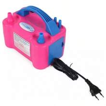Balloon Inflator Compressor Pump Balloons 2 Nozzles Parties Pink - HỒNG - Xem 5