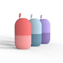 1 pieza Molde de silicona para cubitos de hielo, para belleza y cuidado de la piel, rodillo facial y para ojos de hielo de silicona, herramientas de cuidado de la piel con rodillo de hielo de silicona, molde de hielo facial para mascarilla de cuidado de la piel, rodillo de hielo reutilizable