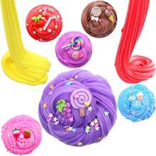 10 Pack Slime For Kids, Butter Slime Kit With Fruit Mold, Cloud Slime Kit, Slime Entertainment Party Favors Set - 彩色 - 查看 2