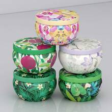10 Peças Recipientes para Velas 65ml Caixas de Velas Recipientes para Velas DIY Fabricação de Velas, Motivos Requintados para Fabricação de Velas, Artes e Artesanato, Armazenamento, Festa da Primavera, Dia dos Namorados
