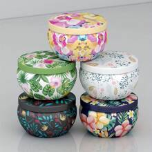 10 Peças Recipientes para Velas 65ml Caixas de Velas Recipientes para Velas DIY Fabricação de Velas, Motivos Requintados para Fabricação de Velas, Artes e Artesanato, Armazenamento, Festa da Primavera, Dia dos Namorados