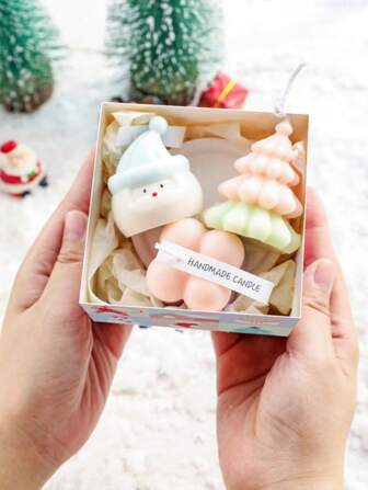 A Set Cartoon Pumpkin Candle Ghost Scented Candle Set Home Ornament Smokeless Aromatherapy,Room Decor,Gifts Home Decor Halloween Decor Room Decor Halloween