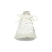 Steve Madden Maxima White Platform Boyfriend Chunky Lace Up Low Top Sneakers