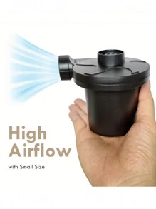 Bomba de aire eléctrica, bomba eléctrica portátil de aire DC12V para colchón, inflador/desinflador de llenado rápido para uso en exteriores con 3 boquillas, inflador portátil desinflador para inflables, colchón de aire, cama, sofá, aro de natación