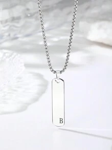 26 件不锈钢字母吊坠项链，时尚简约个性嘻哈百搭欧美街头风格男士 - 項鍊 - 查看 19