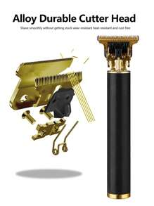 Professional Black Hair Cutting Kit For Men, Professional Hair Clipper+T-Cut Trimmer, USB Fast Charging+LCD Digital Display, Easy To Cut Hairstyles,Battery Capacity: 1500mAh+600mAh