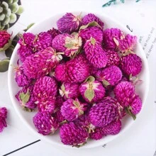 1 pacote (30g) Material de flores secas naturais - botões de rosa espinheiro vermelho, miosótis azul, decoração de flores preservadas para café, restaurante, mesa, sabonete faça você mesmo, vela, artesanato floral