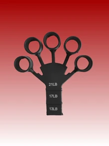 1 件硅胶 5 指手部锻炼器腕力器、篮球投篮矫正工具、手握力强化训练器 - 彩色 - 查看 8