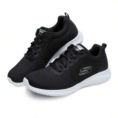 Skechers Giày thể thao chạy bộ thông thường quai lưới nhẹ