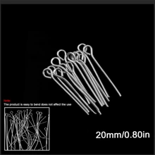 300 件/包 20-50 毫米锌合金椭圆形眼针，适用于 DIY 珠宝制作手链、项链、耳环、手工艺品配件 - DIY珠寶針 - 查看 19