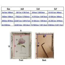 3Piece/Set Vintage Style Photo Frames For Picture Wall 10X15 15X20 20X25 A4 Retro Rural Style Pictures Frame For Table Top Display And Wall Mounting Frames Festive Wedding Decorations, Father's Day, Mother's Day, Valentine's Day Gifts Photo Decor Commemorative Gift Birthday Graduation - Light Grey - View 4