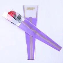 48 件花卉印花礼品袋，适用于玫瑰、花束、花店 - 情人节、父亲节、母亲节、毕业礼物包装 - 三生線單支袋 - 查看 10