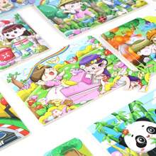 12 miếng ghép hình bằng gỗ Montessori, đồ chơi ghép hình giáo dục mầm non cho bé trai và bé gái, thích hợp làm quà tặng sinh nhật, giáng sinh, lễ tạ ơn - Nhiều chủ đề ghép hình khác nhau để tăng cường trí tưởng tượng và nhận thức - Nhiều màu - Xem 8