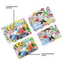 12 miếng ghép hình bằng gỗ Montessori, đồ chơi ghép hình giáo dục mầm non cho bé trai và bé gái, thích hợp làm quà tặng sinh nhật, giáng sinh, lễ tạ ơn - Nhiều chủ đề ghép hình khác nhau để tăng cường trí tưởng tượng và nhận thức - Nhiều màu - Xem 7