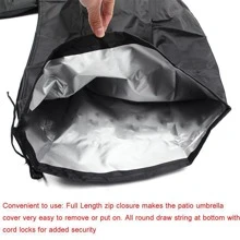 Housse de protection parasol, résistante aux intempéries, anti-UV et anti-neige