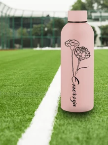 1 szt. 500 ml spersonalizowany kubek termiczny, personalizowany imieniem i nadrukiem kwiatowym, prosty cylindryczny kubek do kawy, kubek samochodowy, spersonalizowany kubek termiczny, spersonalizowany prezent urodzinowy, prezent dla druhny, prezent na Dzień Matki, wykwintny, wysokiej jakości, spersonalizowany, wyjątkowy, idealny prezent dla niej, syna, córki, uczniów szkół, pracowników, dzieci, szkoły, domu, biura, wielofunkcyjny, wysokiej jakości, kolorowy, nowoczesny, spersonalizowany, niepowtarzalny, na Dzień Ojca, na ukończenie szkoły, odświeżenie domu, spersonalizowane kubki, łatwy komfort